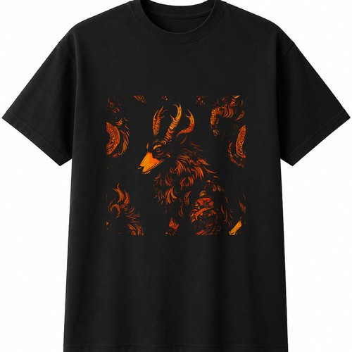 Detailliertes pooka flames - in,