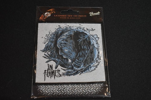 Flames woven patch death - flames,