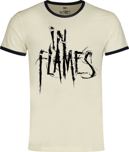 Flames ringershirt unisex - in,