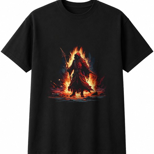 Broomstick flames dark - in,