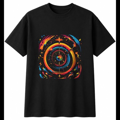Psychedelic archery bow - archery,