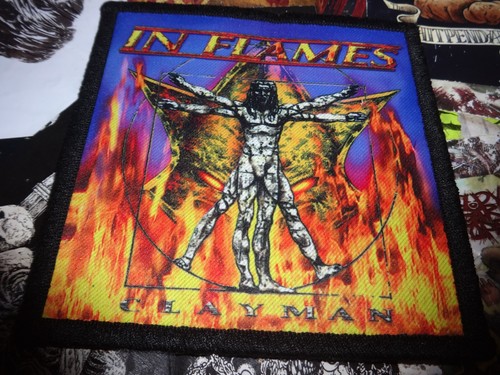 Flames patch death metal - in,