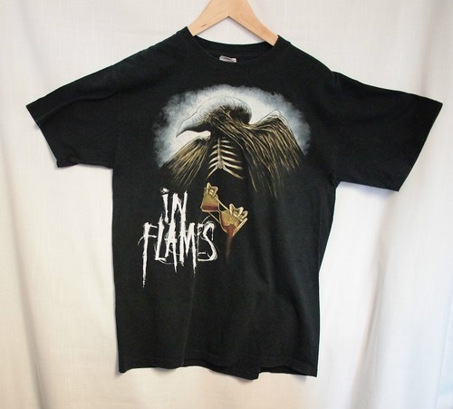 Flames medium black - in,