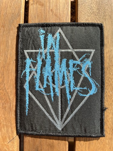 Flames patch gewoben 10x7 - patch,