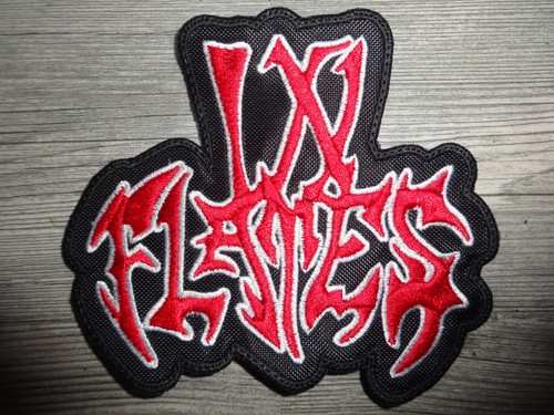 Flames old logo patch - old,