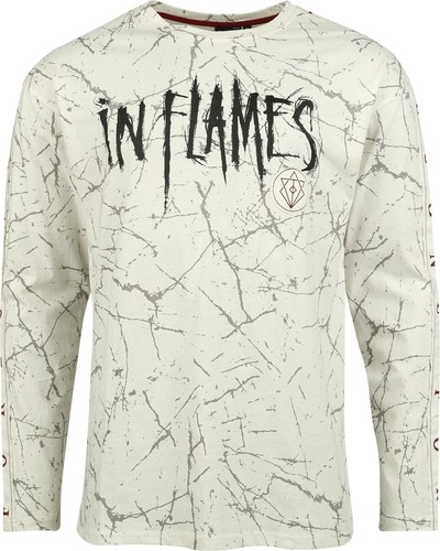 Flames langarmshirt herren - in,
