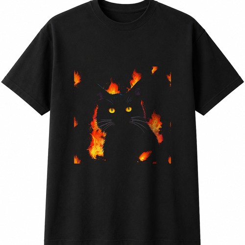 Bunte schwarze katze - bunte,