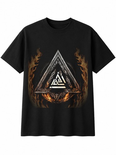 Graustufen valknut symbol - valknut,