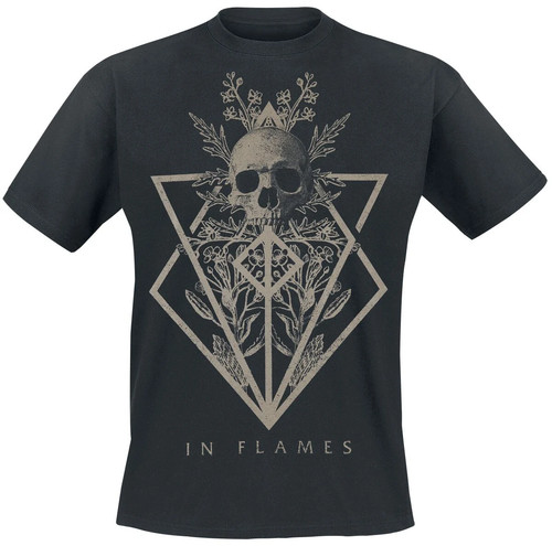 Flames shirt unisex skull - flames,
