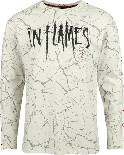 Flames langarmshirt herren - in,