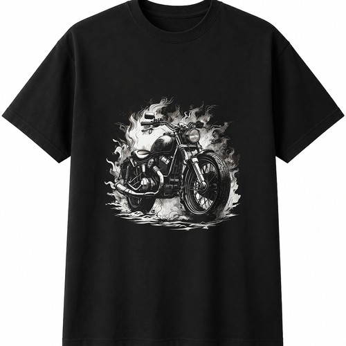 Scrambler motorrad flammen - scrambler,
