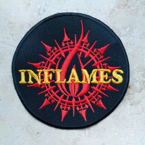 Flames patch aufnäher - --,