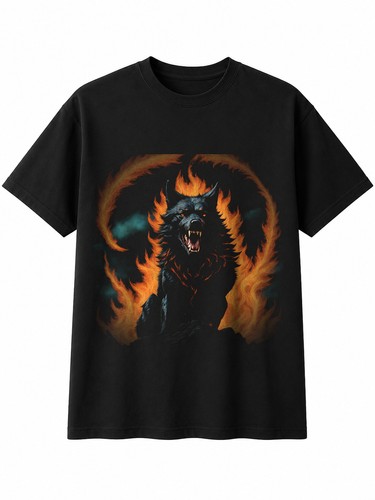 Fenrir wolf flammen - fenrir, in