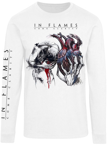 Flames langarmshirt herren - langarmshirt,