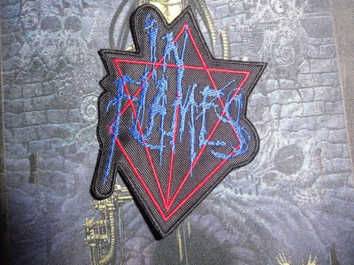 Flames shape patch - flames,