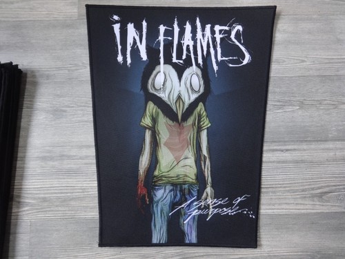 Flames backpatch back patch - flames,