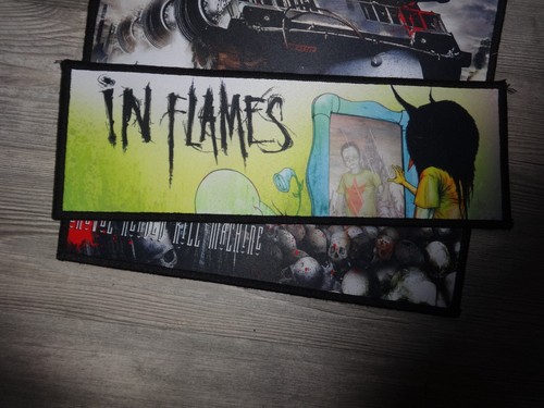 Flames back patch - flames,