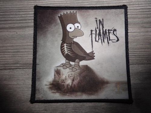 Flames patch death metal - flames,