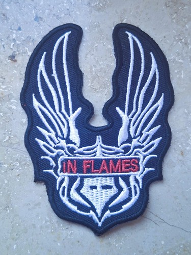 Flames patch aufnäher - in, /
