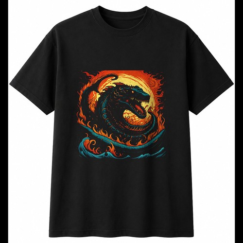 Grafik leviathan flammen - grafik,