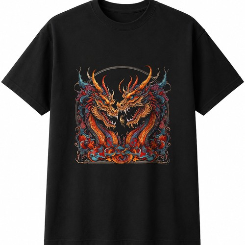Tattoo zweiköpfiger drache - tattoo,