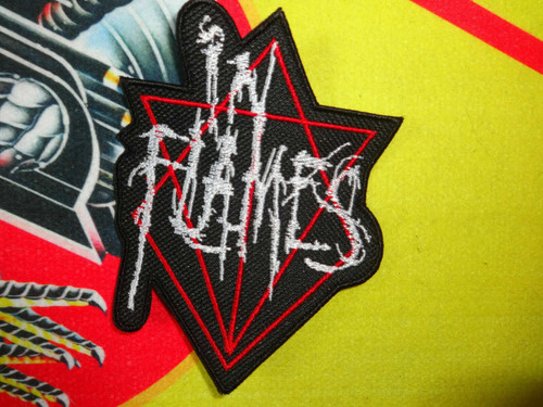 Flames shape patch - flames,