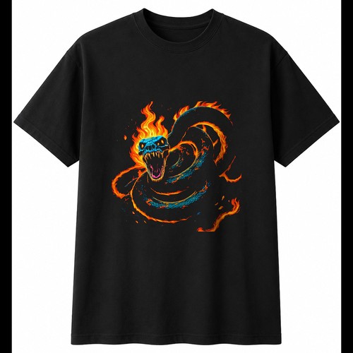 Psychedelic snake and - and, in